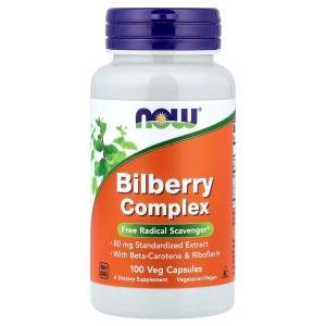 NOW Foods Bilberry Complex Capsules